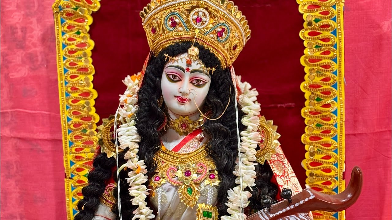 সরস্বতী পুজোর সারাদিন😍🧿
