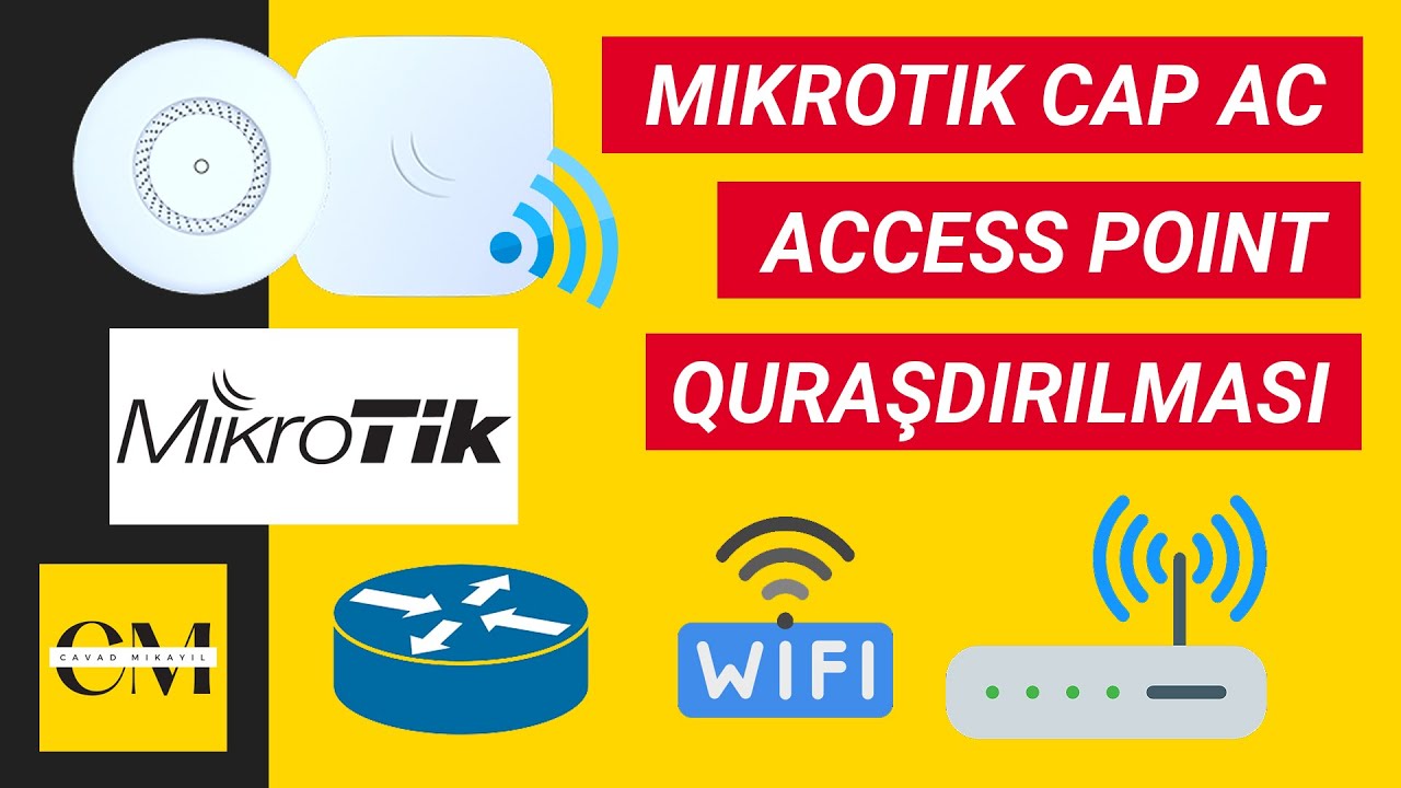 Mikrotik Cap AC Access Point quraşdırılması, Router mode