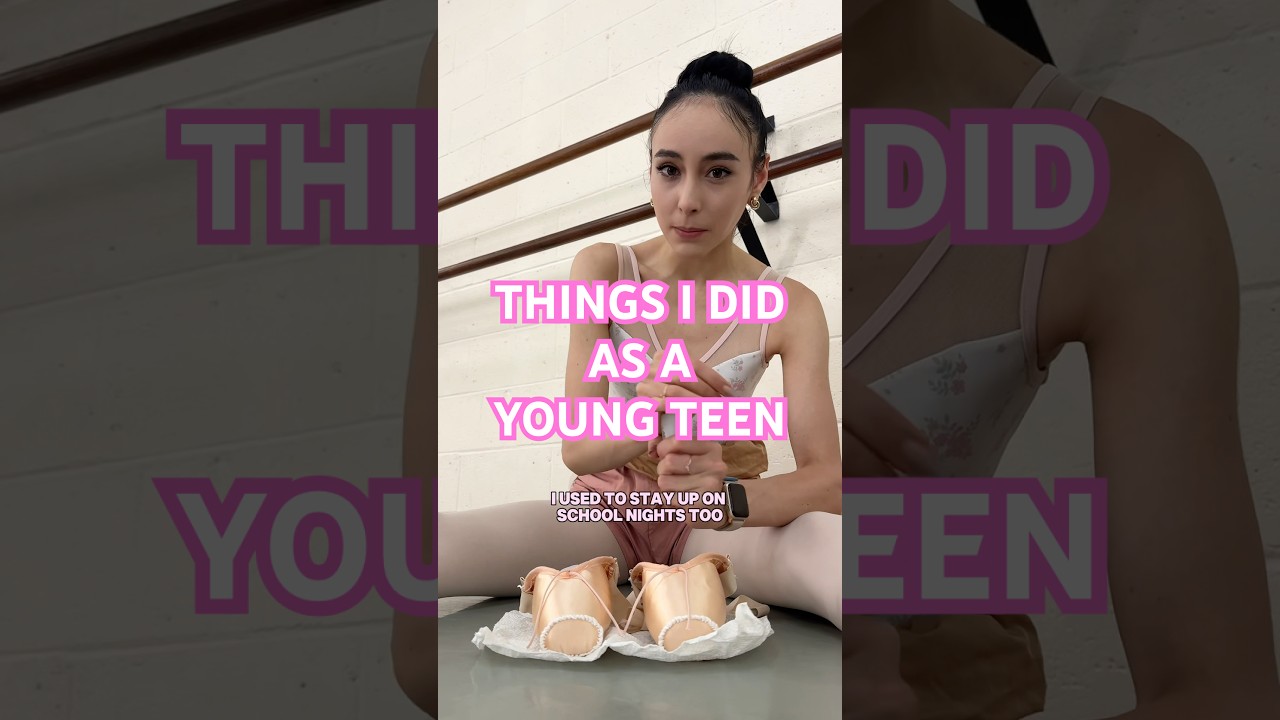 THINGS I DID AS A YOUNG TEEN #ballerina#preteen#puberty#growth#ballet#training#russianballet#teen