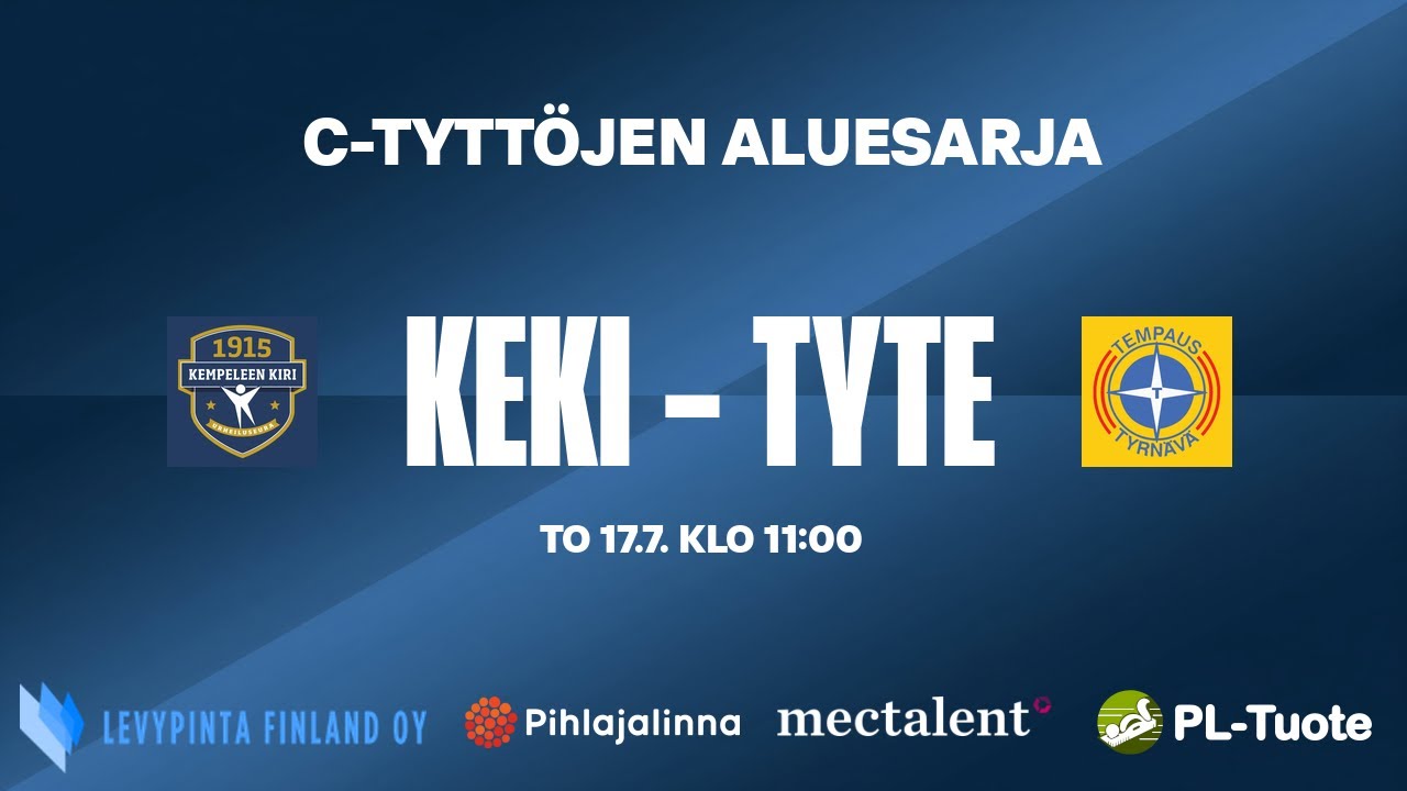KeKi - TyTe, 17.7.2025 11:00, C-Tyttöjen aluesarja