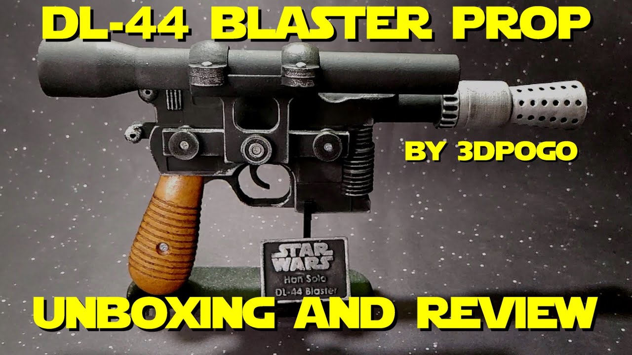 DL-44 Blaster Replica Prop | Etsy | Unboxing and Review