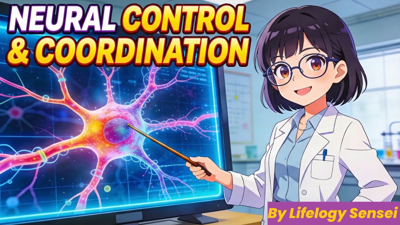 🧠 Revise Neural Control & Coordination | Quick Biology Revision