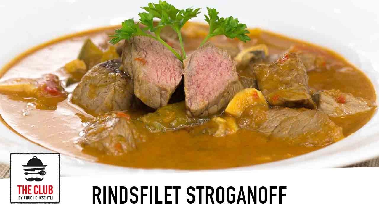 Rindsfilet Stroganoff | theclub.ch | Rezept #62