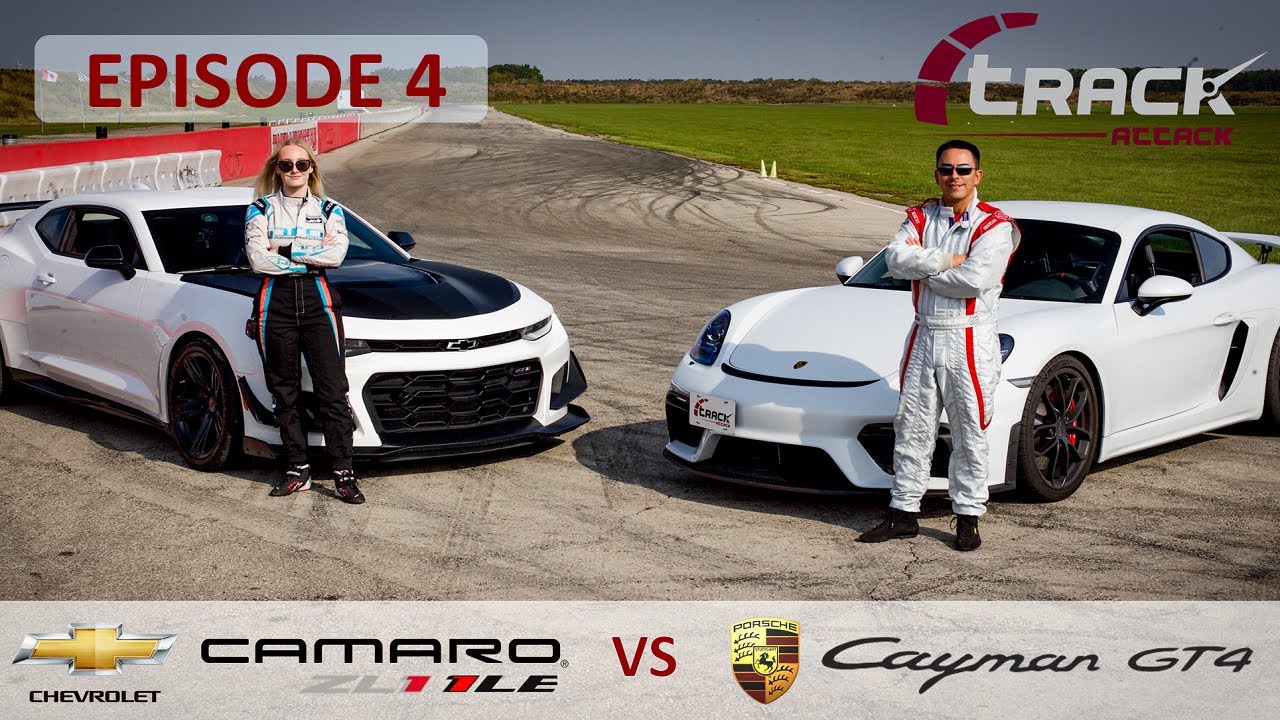Porsche 718 Cayman GT4 vs Chevrolet Camaro ZL1 1LE | TRACK ATTACK | Episode 4