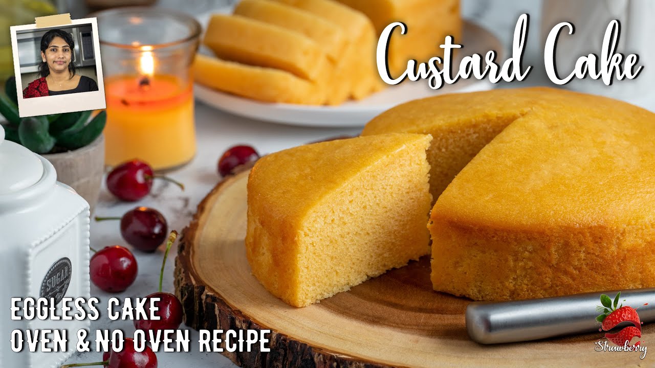 Custard Cake Recipe Malayalam | Eggless Custard Cake | ഇത്ര എളുപ്പമോ? | Tea Cake Recipe in Malayalam