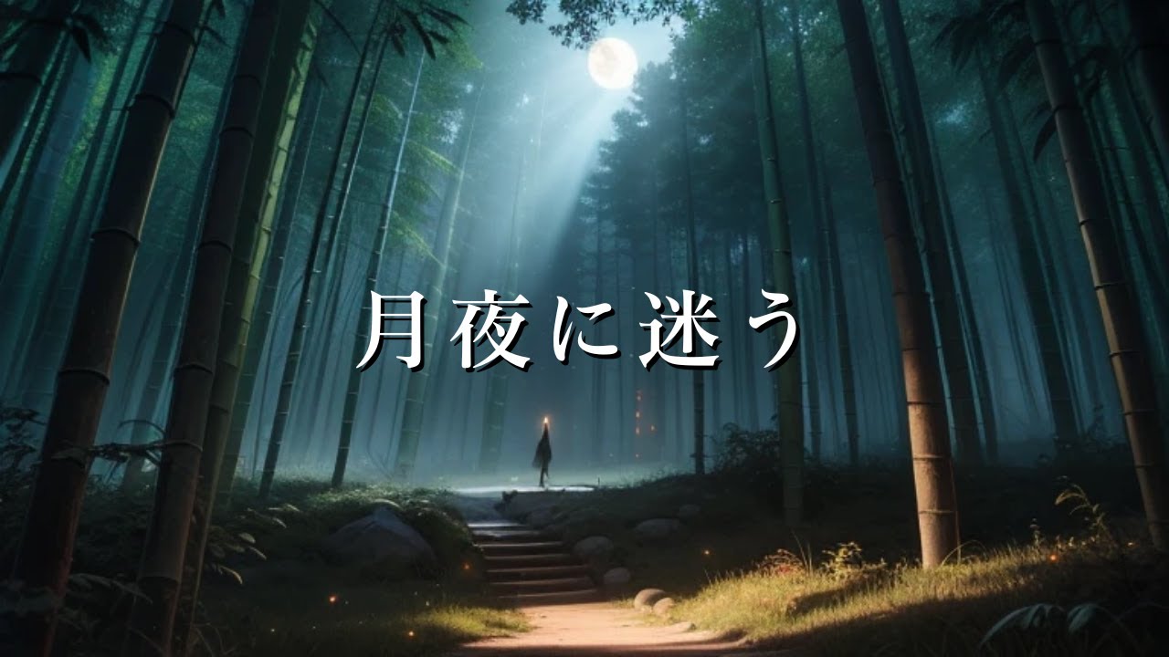 【集中BGM】月夜の竹林で心を整える - 幻想的な和風BGM | 勉強・瞑想・睡眠用【神域巡り #1】