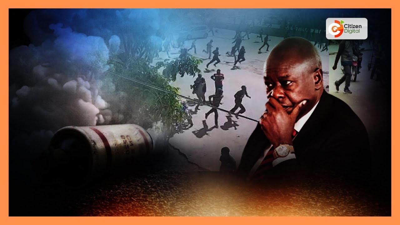 Gachagua teargassed as police disperse campaign rally in Narok