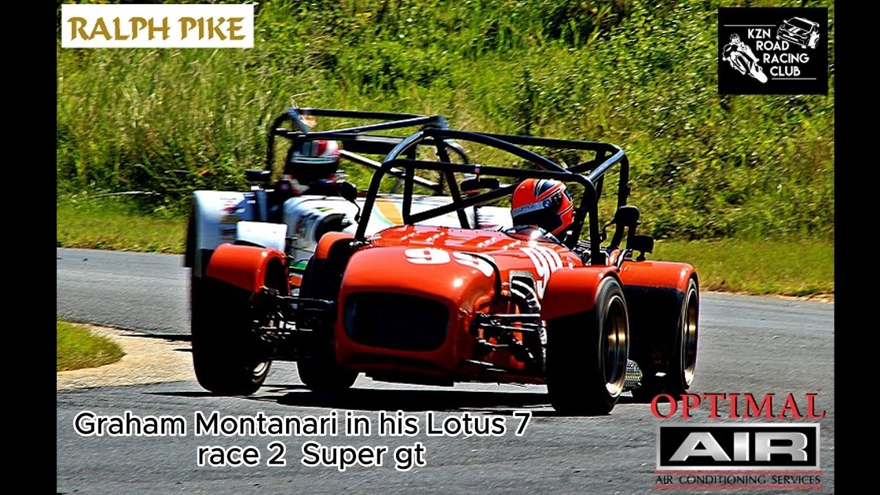 Graham Montanari in his Lotus 7  race 2  Super gt 