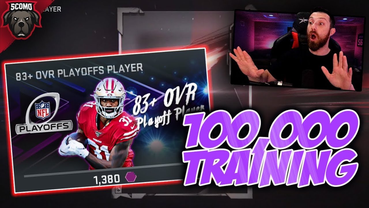 100,000 Training Opening 83+ Playoff Player Rolls [MADDEN 20 ULTIMATE TEAM]