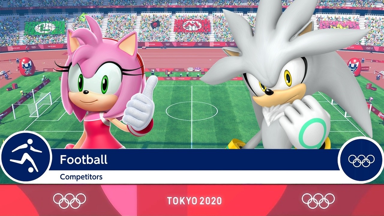 Mario & Sonic at the Tokyo 2020 Olympic Games - Amy/Tails Vs. Silver/Metal Sonic