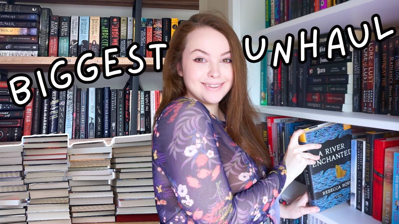 UNHAUL BOOKS WITH ME 📚✌🏻 getting rid of ALL my romance books EP.2