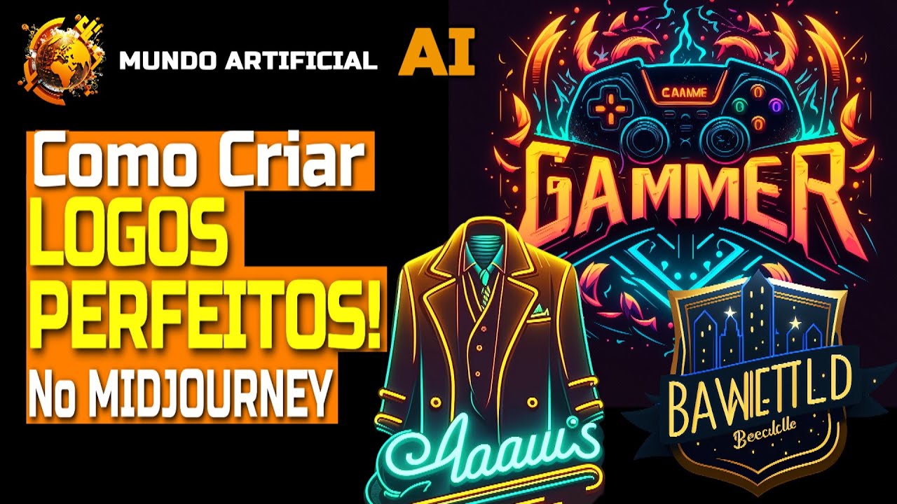 Como criar logotipos no Midjourney? Ganhe até R$200,00 por Logo!