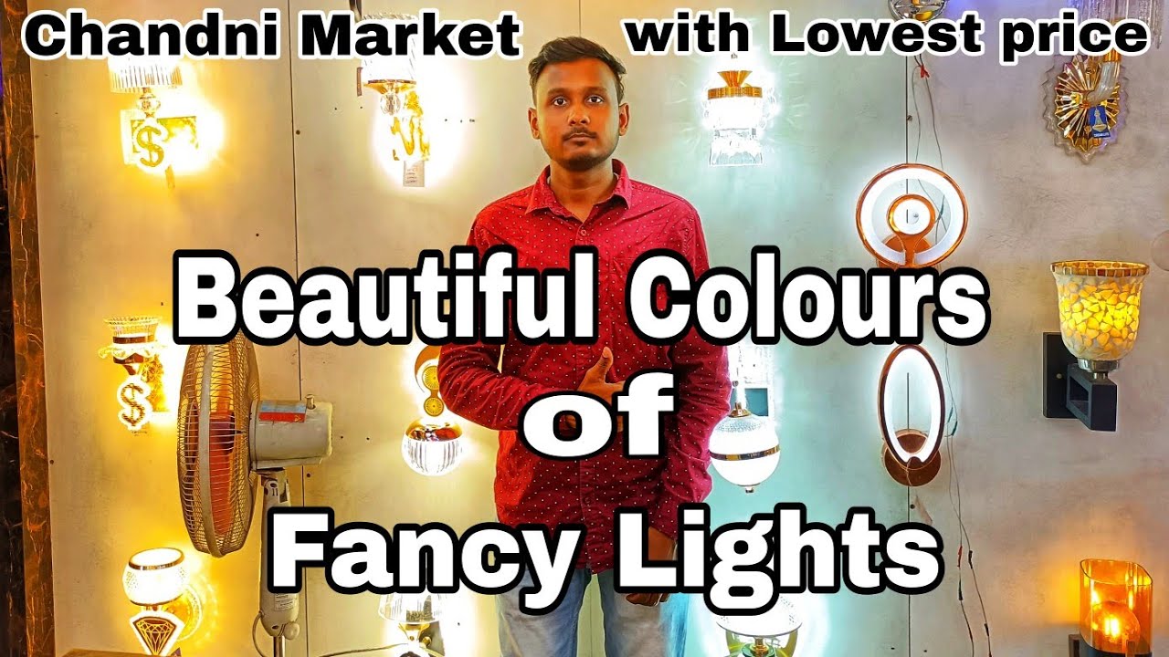 Fancy Light for Home decoration | Chandni Market Kolkata | Fancy lights in Chandni Market