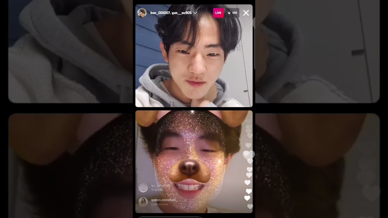 211128 Donghun IG live (with Yunsu)