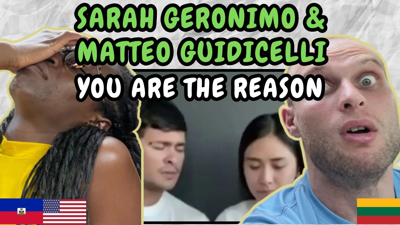 REACTION TO Sarah Geronimo & Mateo Guidicelli - You Are the Reason | FIRST TIME HEARING