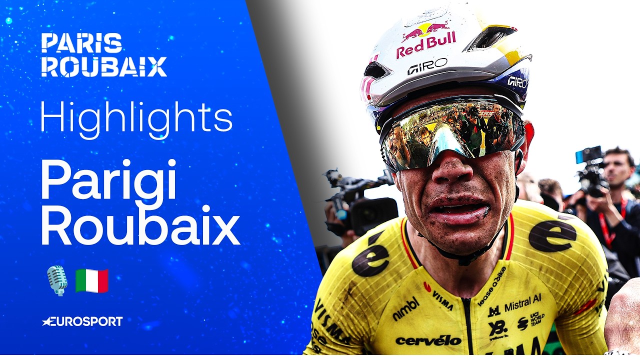 VAN AERT stronca POGACAR nel velodromo! La Parigi-Roubaix questa volta &egrave; di Wout | HIGHLIGHTS