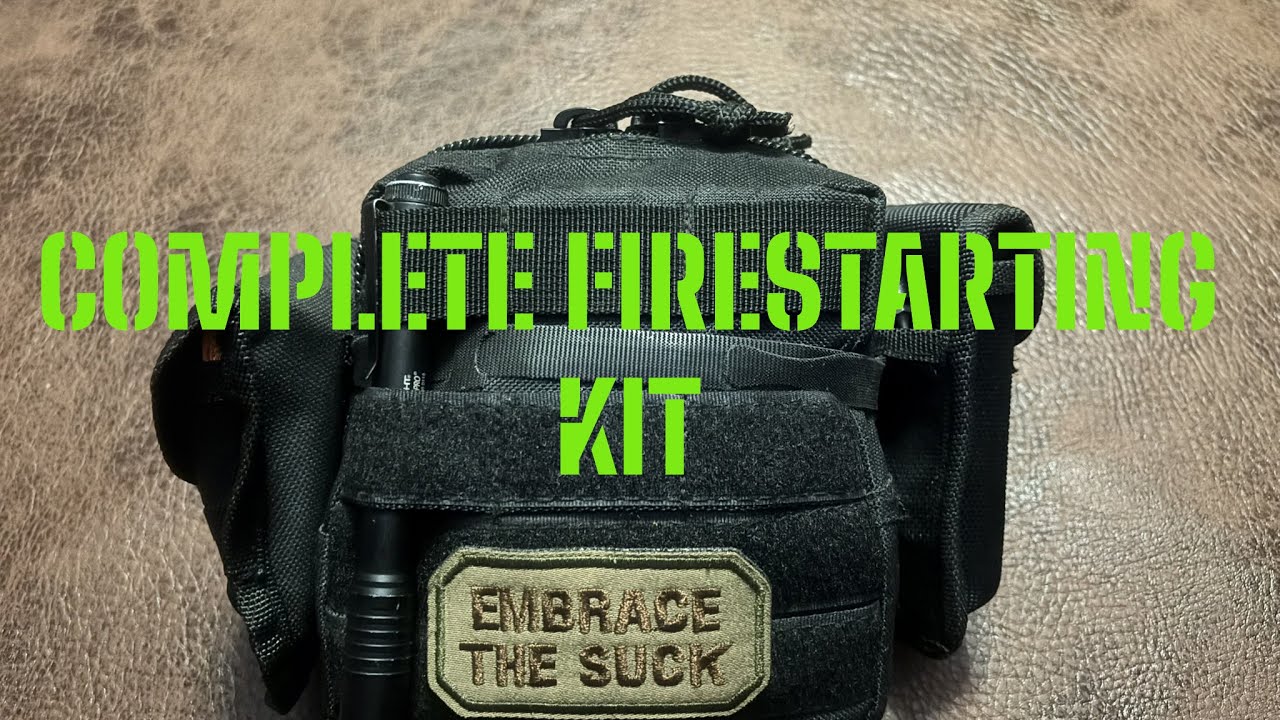 Homemade Fire-Starting Kit #firekit #firestarter