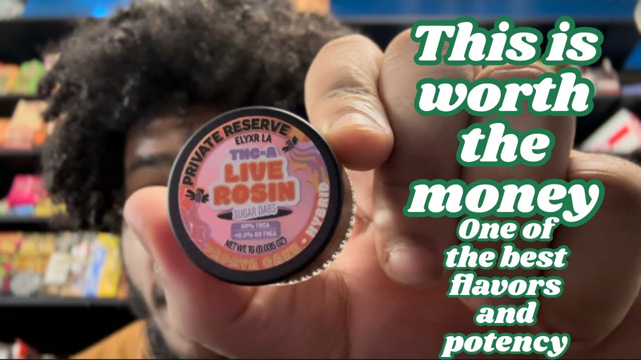 ELYXR LA papaya cake live rosin