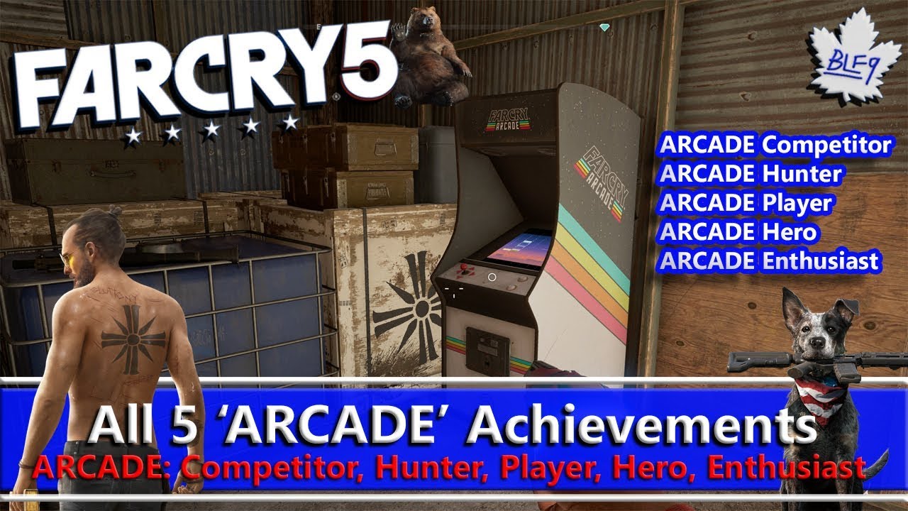 Far Cry 5 — Все 5 достижений/трофеев аркадной версии