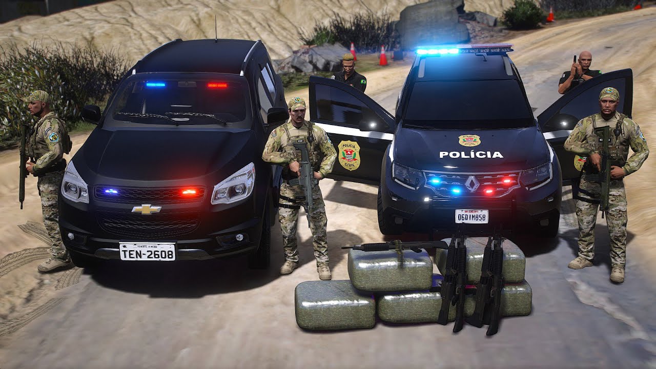 OPERAÇÃO DO G.O.E TERMINA EM TROCA DE TIROS PCESP | GTA 5 POLICIAL