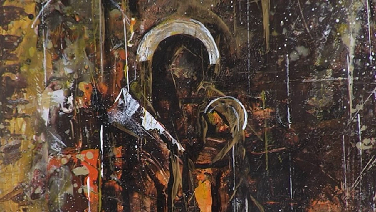 K.  Takács Magdolna festőművész kiállítása  -  TV Ajka 2017.03.29.