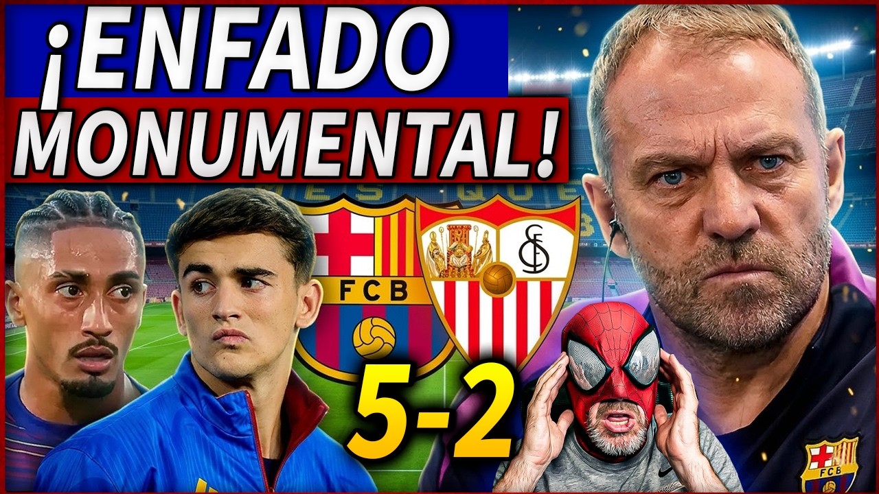 😱¡BRUTAL PALO de HANSI FLICK a los JUGADORES tras el BARÇA 5-2 SEVILLA! |🔥DECLARACIONES POST PARTIDO