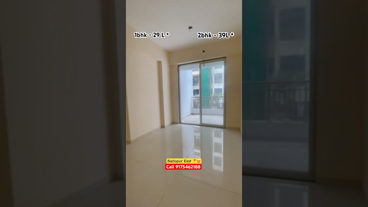 1bhk 2bhk 24Hr MIDC water Pool Gym Best Project in Badlapur 📍 #realestate #mumbai #badlapur