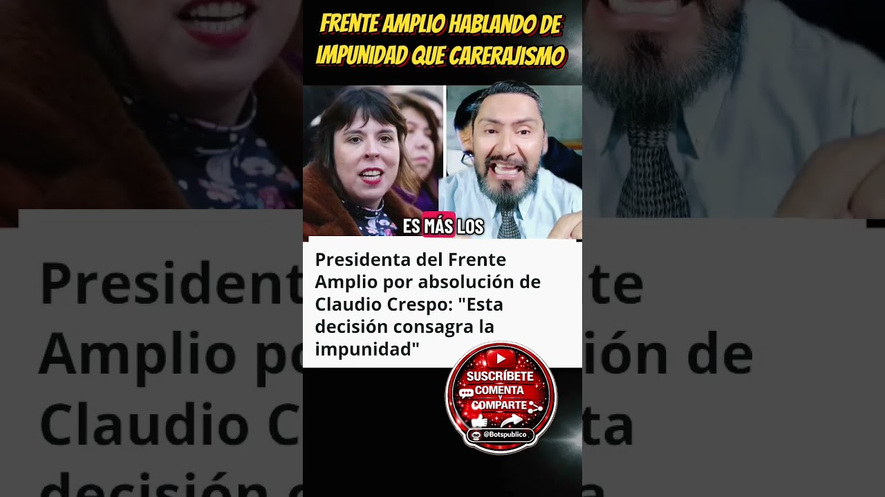 Frente amplio hablando de impunidad CDR. #chile #democracia #pnl #noticias #kaiser #politicos
