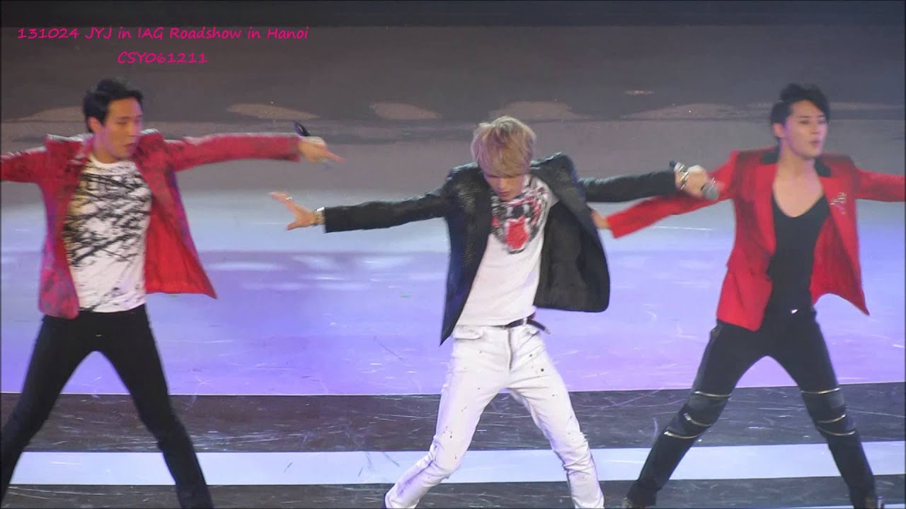 131024 JYJ in IAG Roadshow in Hanoi - Get Out + Empty