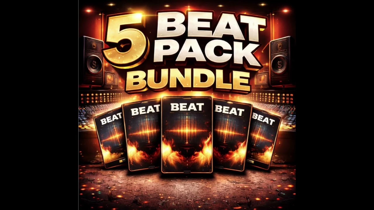 5 Beat Pack Bundle for Rappers & Singers | Industry-Quality Beats for Cheap! 