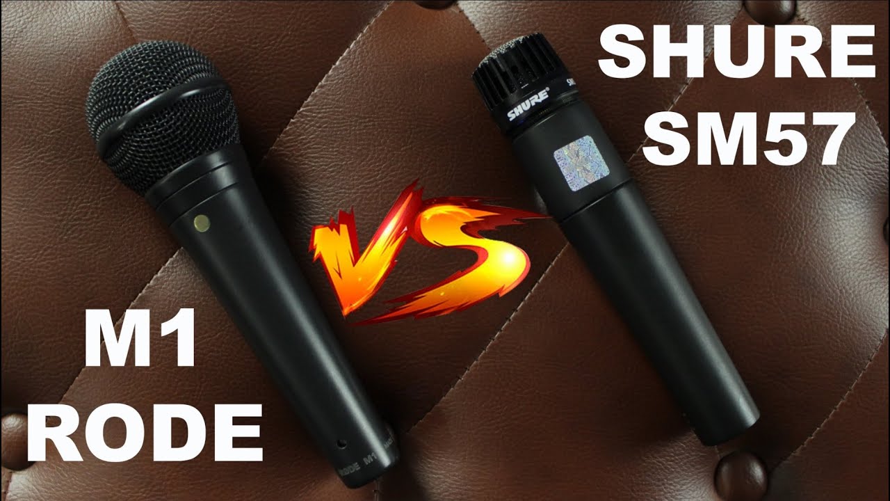 Shure SM57 vs Rode M1 - microphone battle #2