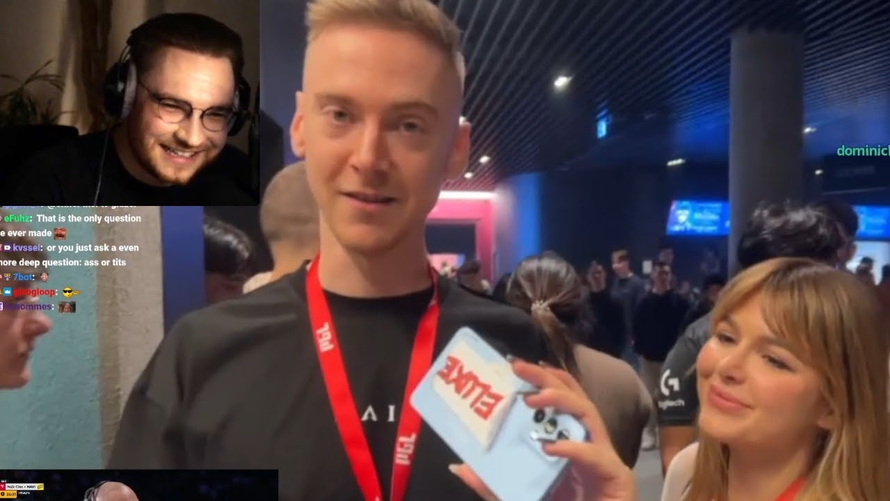 ohnePixel and dona Interviewing Fans at the Major