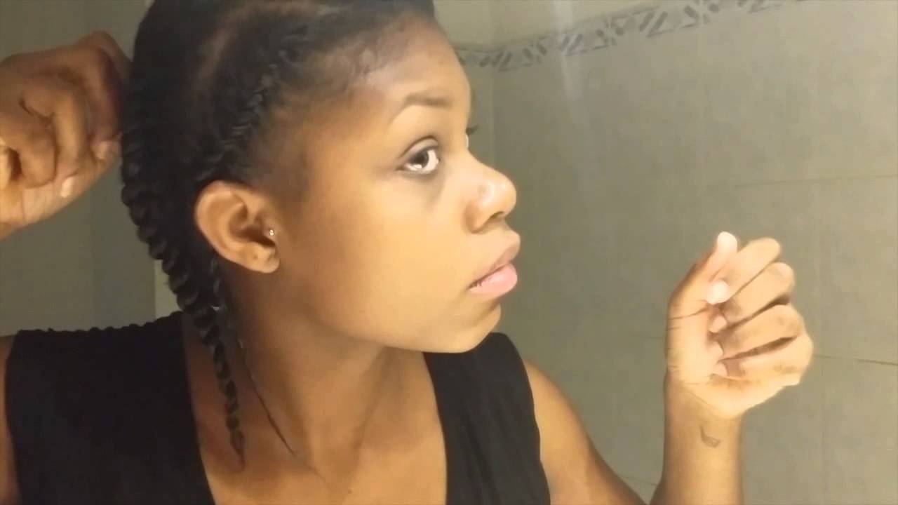 Tuto coiffure Flat twist out sur cheveux défrisés ou cheveux lissés