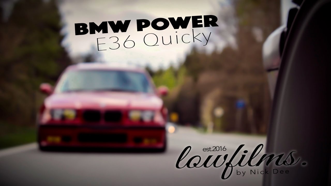 BMW E36 ✖️ Double Quicky by Lowfilms.