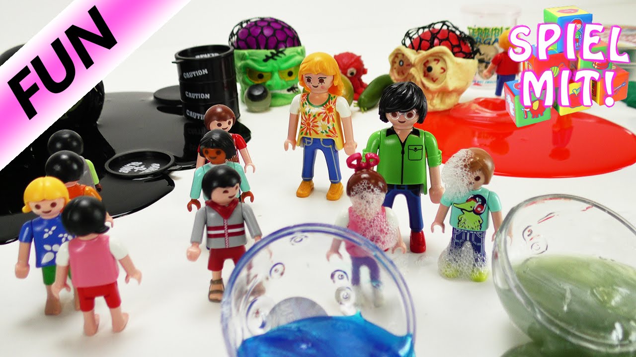 Playmobil Film Deutsch - AUSFLUG ZUM SCHLEIM-GLIBBER-HORROR-PARK! Achtung Gruselig!