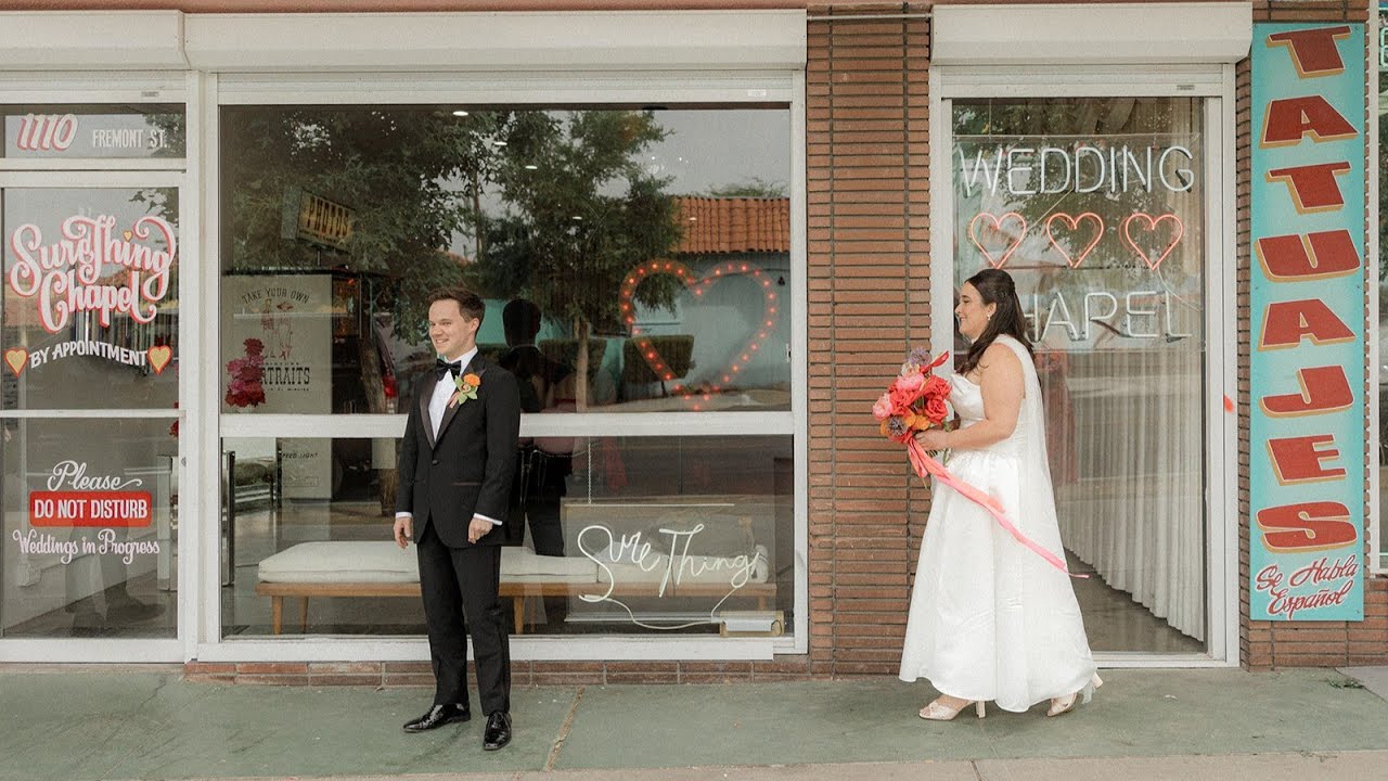 Sophie + Ryan's Surprise Wedding at Sure Thing Chapel Las Vegas