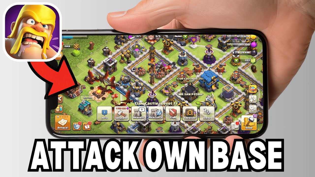 How To Attack Your Own Base In Clash Of Clans (2025)