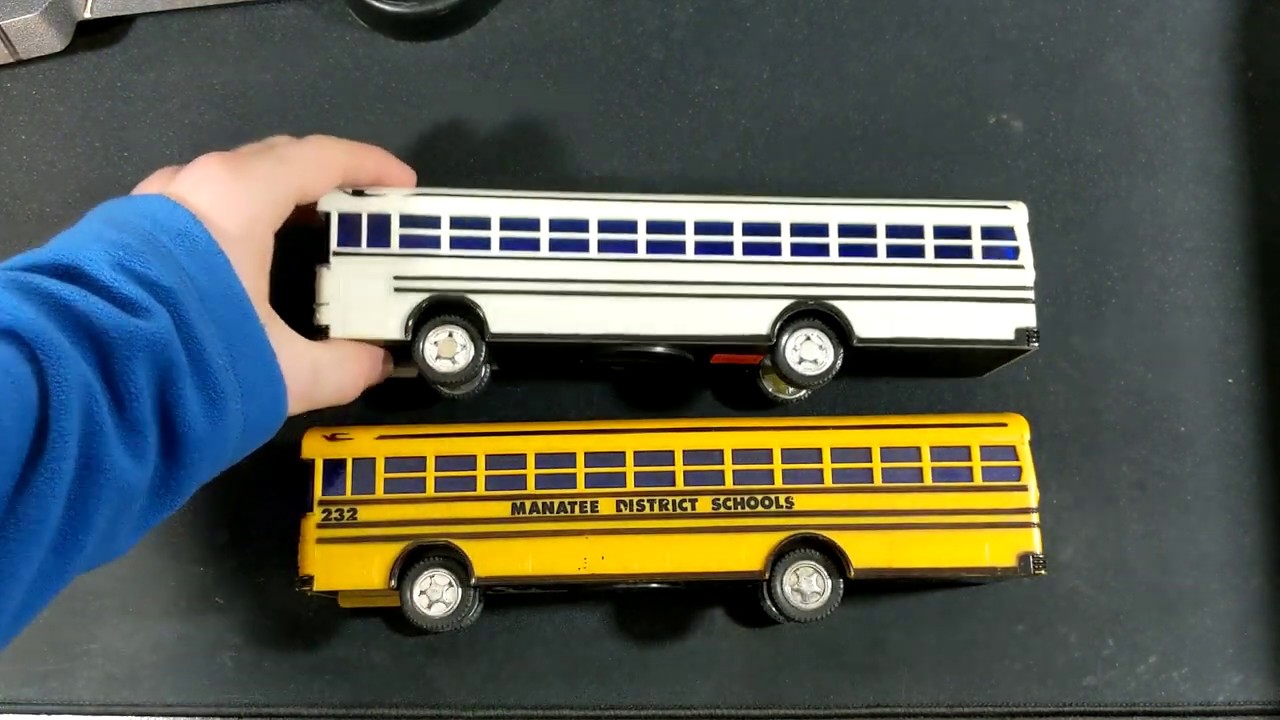 RARE School Bus Model Bank Unboxing
