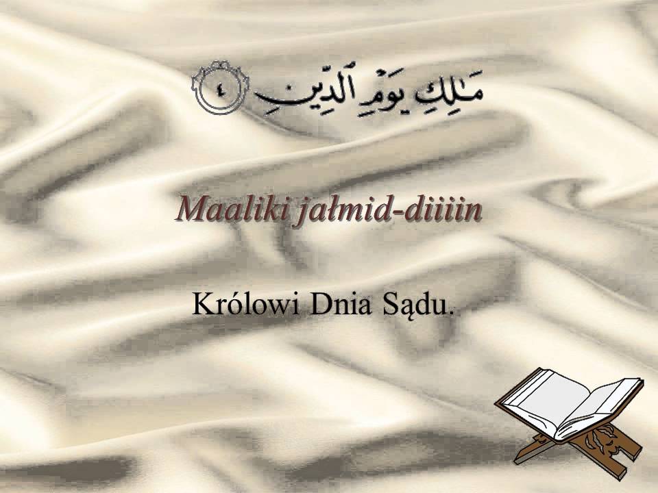 Koran - krótkie sury do nauki: al-Fatiha (1, Otwierająca)