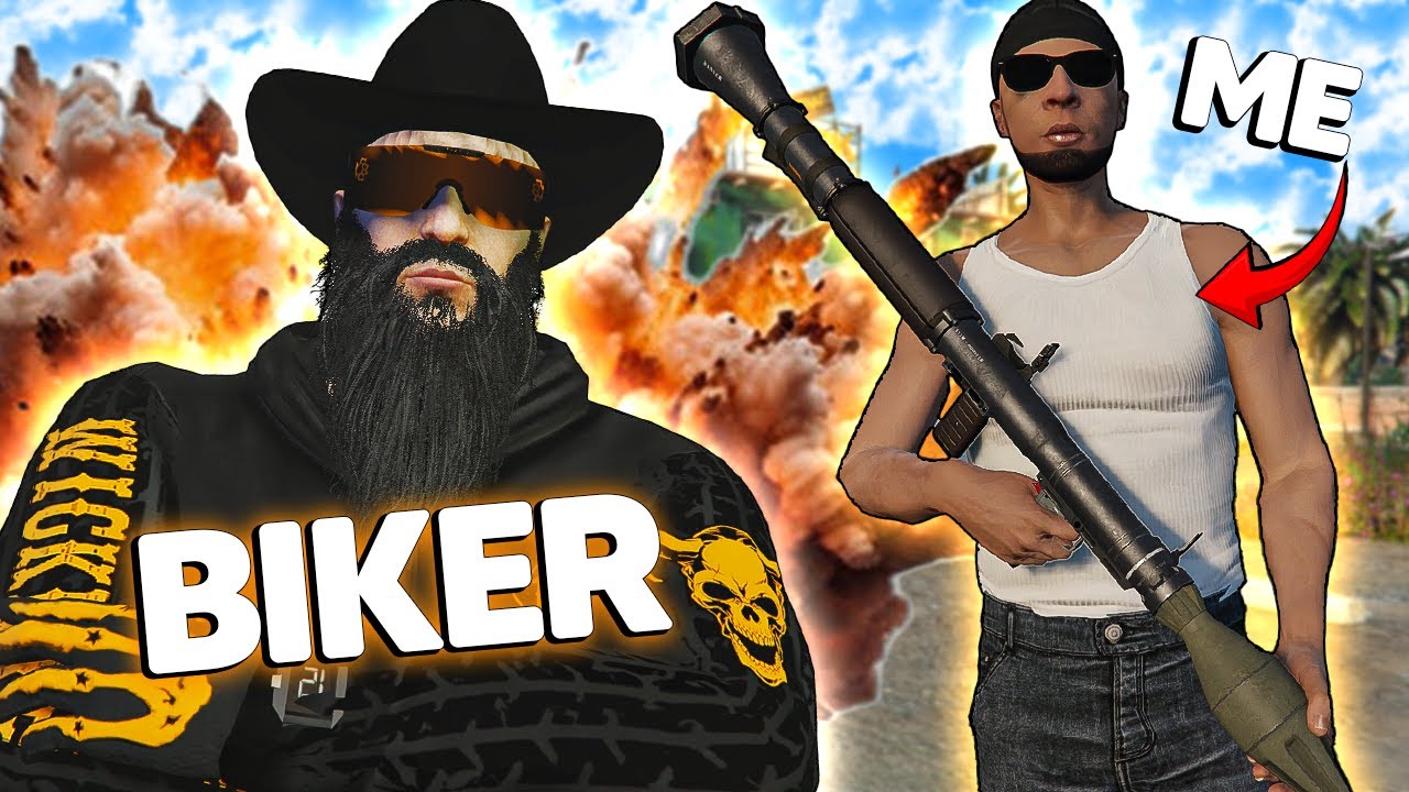 Destroying Gta 5 RP Bikers (SERVER NUKED)