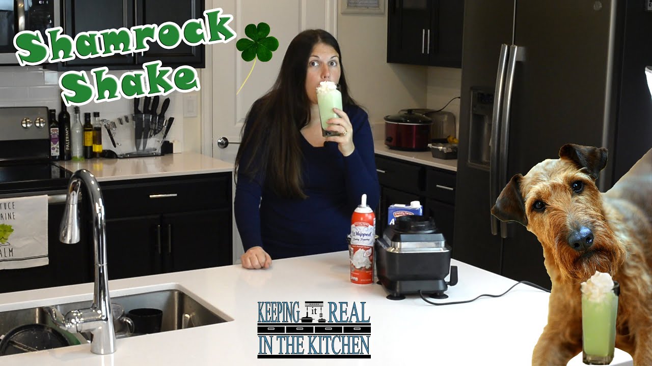 Easy Homemade Shamrock Shake! Mint Milkshake Episode 150