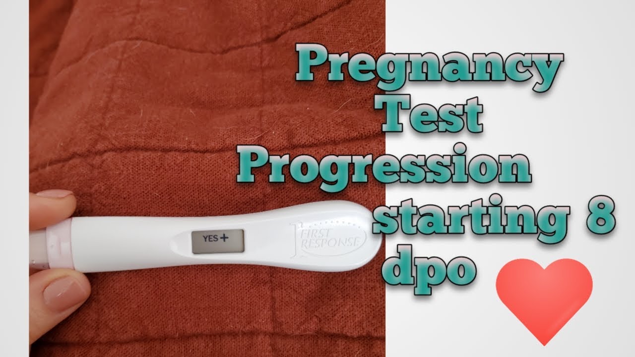 PREGNANCY TEST LINE PROGRESSION | HCG LEVELS