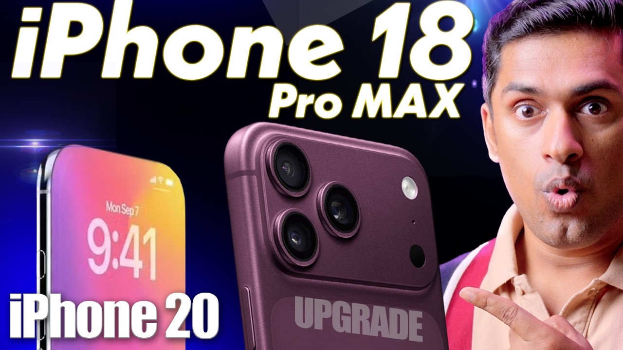 iPhone 18 Series First Look 👀 New Design, Bigger Battery & Foldable iPhone | Malayalam