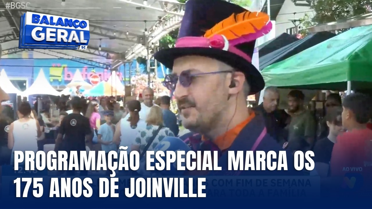 Eventos celebram os 175 anos de Joinville neste fim de semana