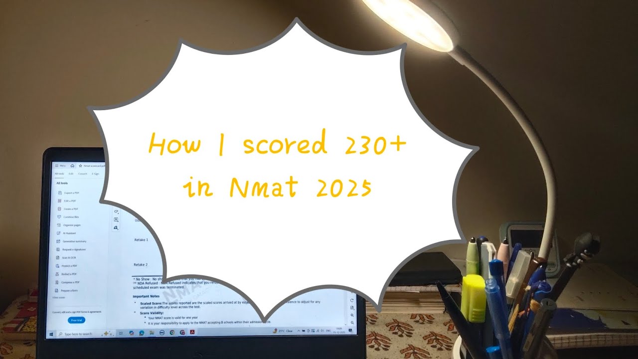 How I scored 230+ in Nmat