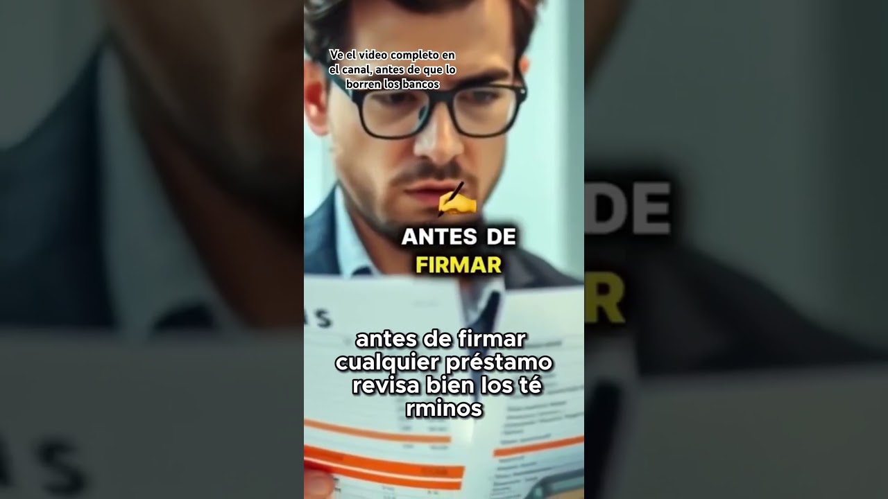 Tasas de inter&eacute;s ocultas #bancos #tasasdeinter&eacute;s #secretosbancarios