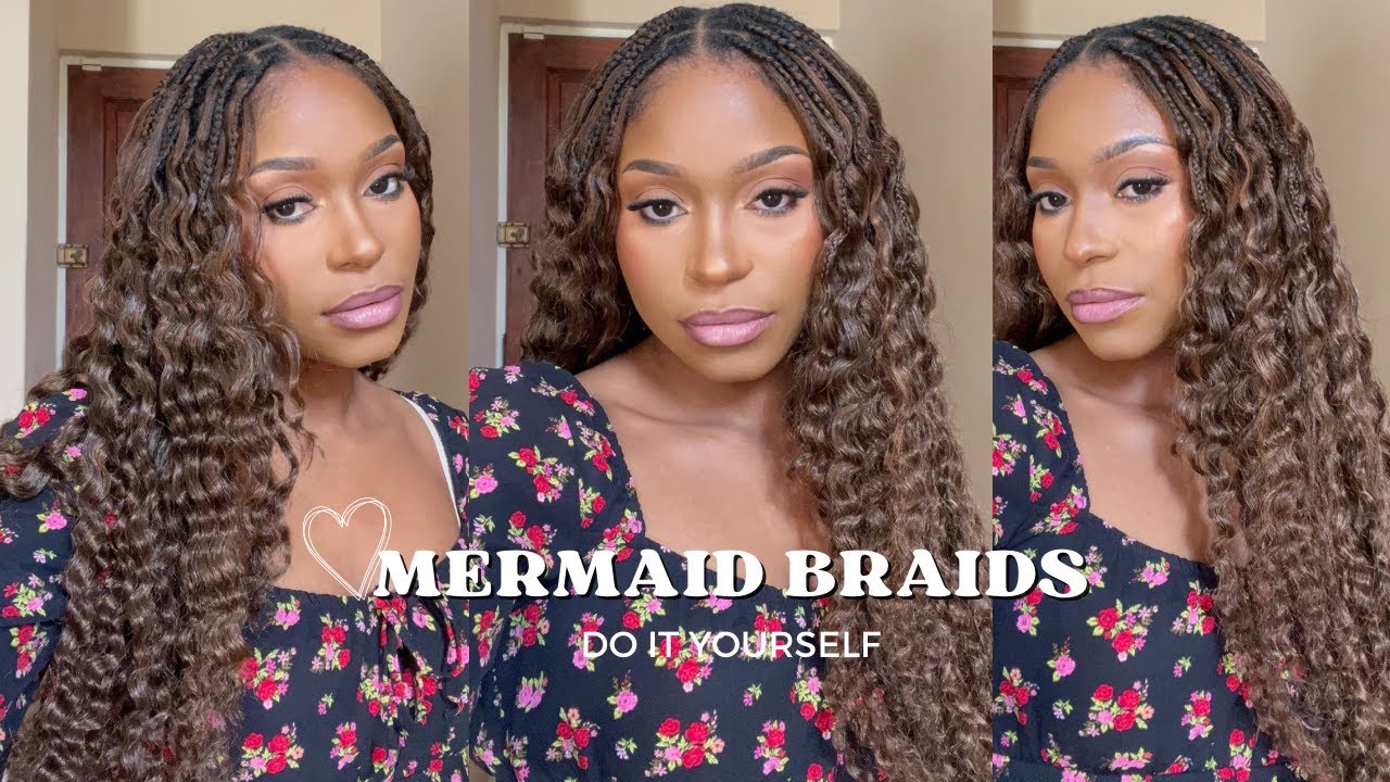 DIY Mermaid Braids | Xpression Hair #braids #hairstyle #tutorial