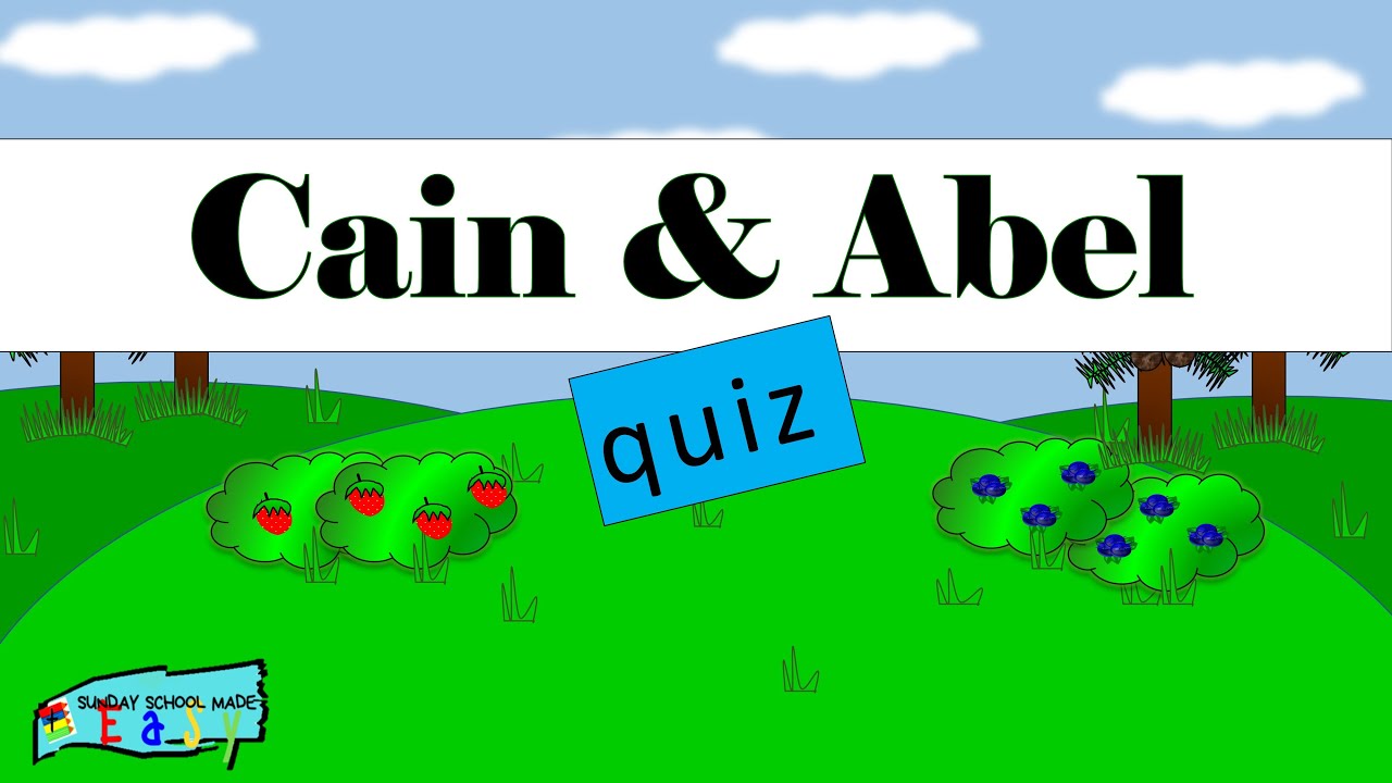 Cain and Abel quiz | Bible quiz | Sunday school made easy