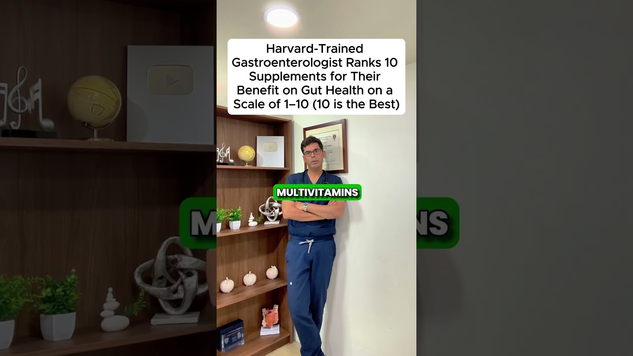 Harvard-Trained Gut Doctor Ranks 10 Supplements for Gut Health (1&ndash;10 Scale) ⁉️🚨