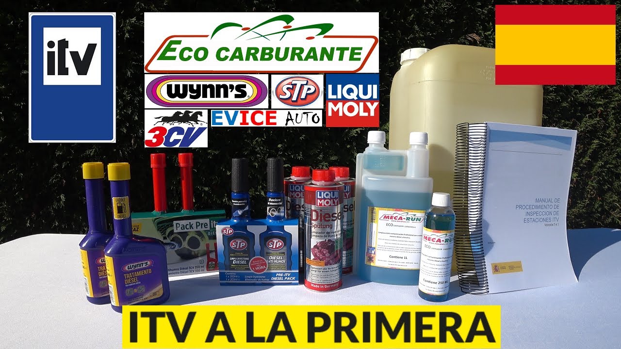 Mejor 🧴 ANTIHUMOS DIESEL 🚗💨  para pasar la ITV ✅ ANTICONTAMINACI&Oacute;N 🛂 Comparativa